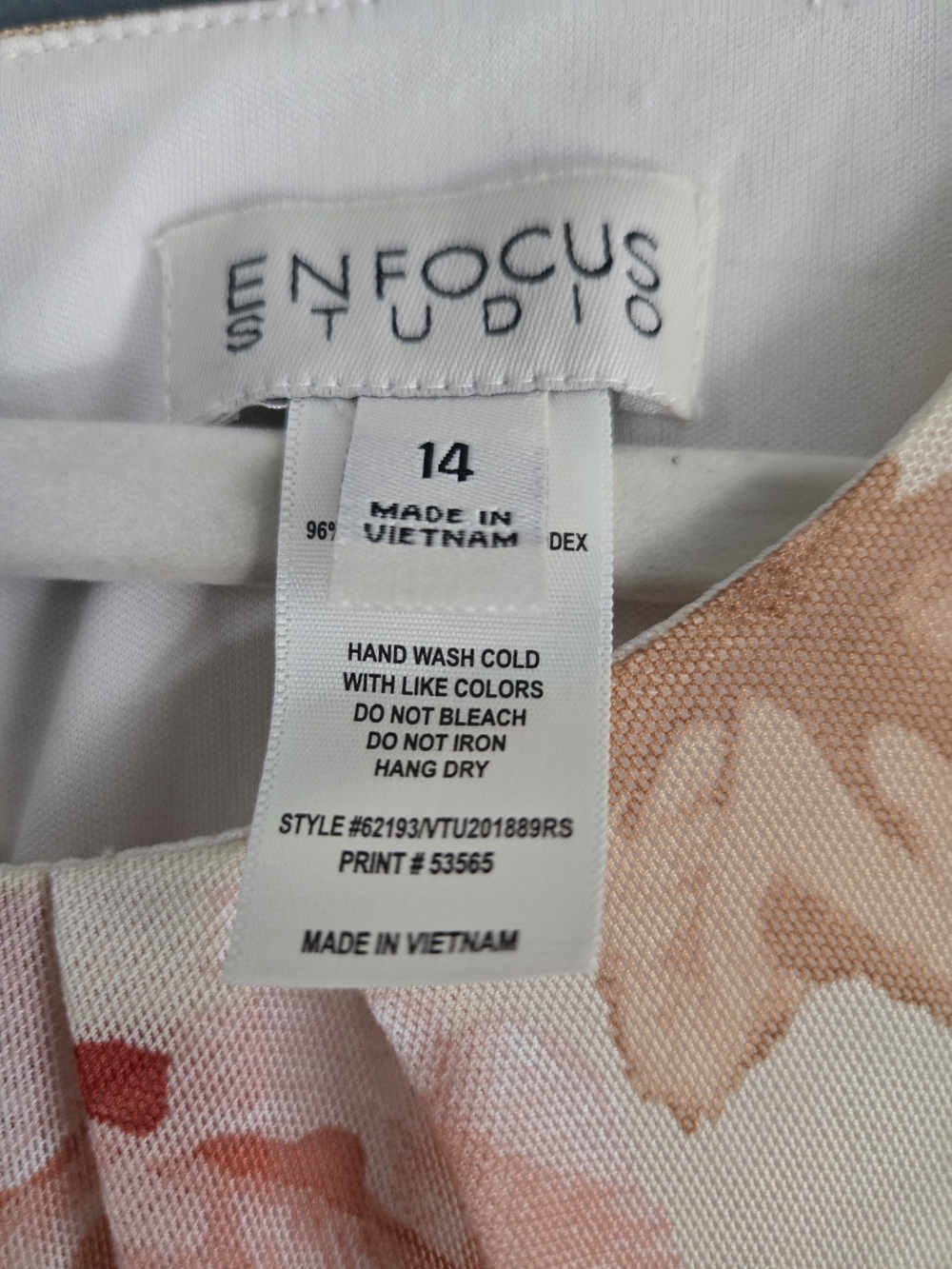 Enfocus Studio Sunset Peach Garden Party Romantic Sleeveless Maxi Dress Size 14 - Picture 3 of 10